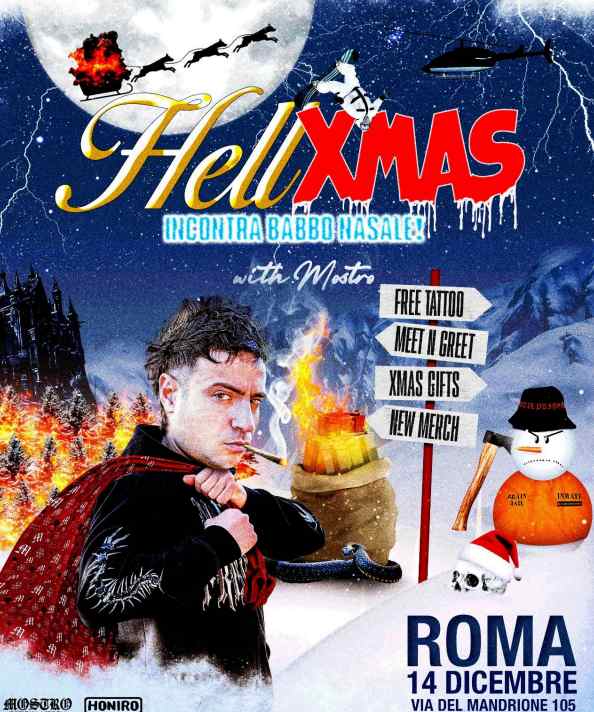 Mostro annuncia l’HellXMas Instore: il 14 dicembre si scende all’inferno