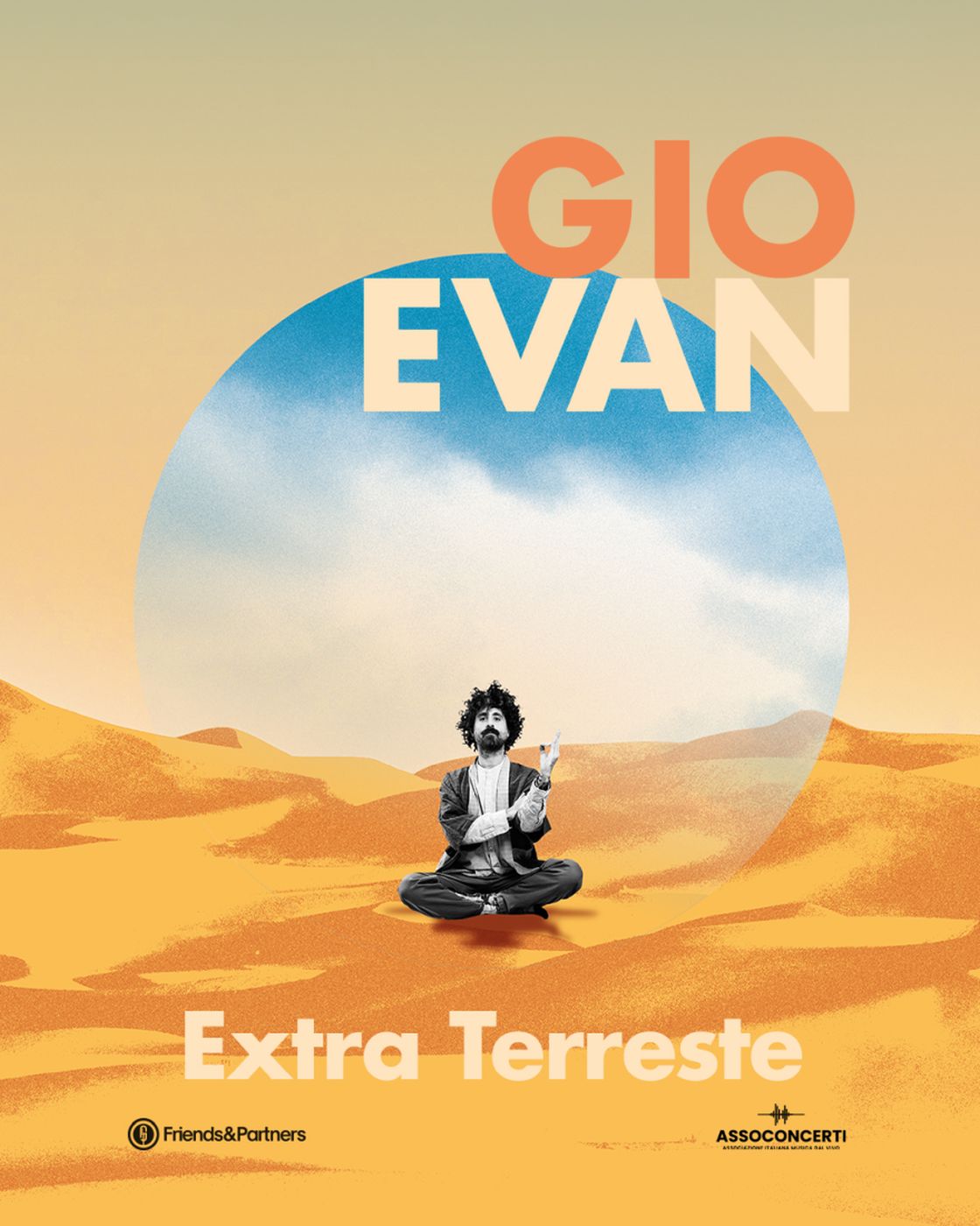 Tante novità per GIO EVAN: dal 6 febbraio in digitale l’album live, da giugno il nuovo tour musicale, comico e spirituale e a luglio il festival Evanland. In arrivo anche il suo nuovo romanzo! 