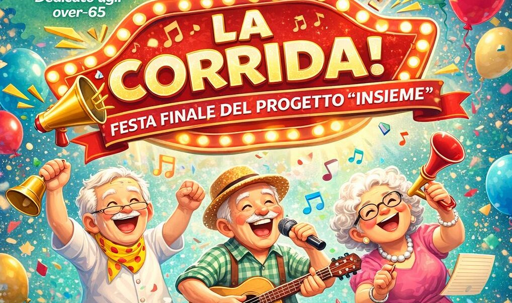 Ultimo appuntamento Venerdì 23 Gennaio alle ore 19.30 a Faenza per il progetto INSIEME con la serata “La Corrida”