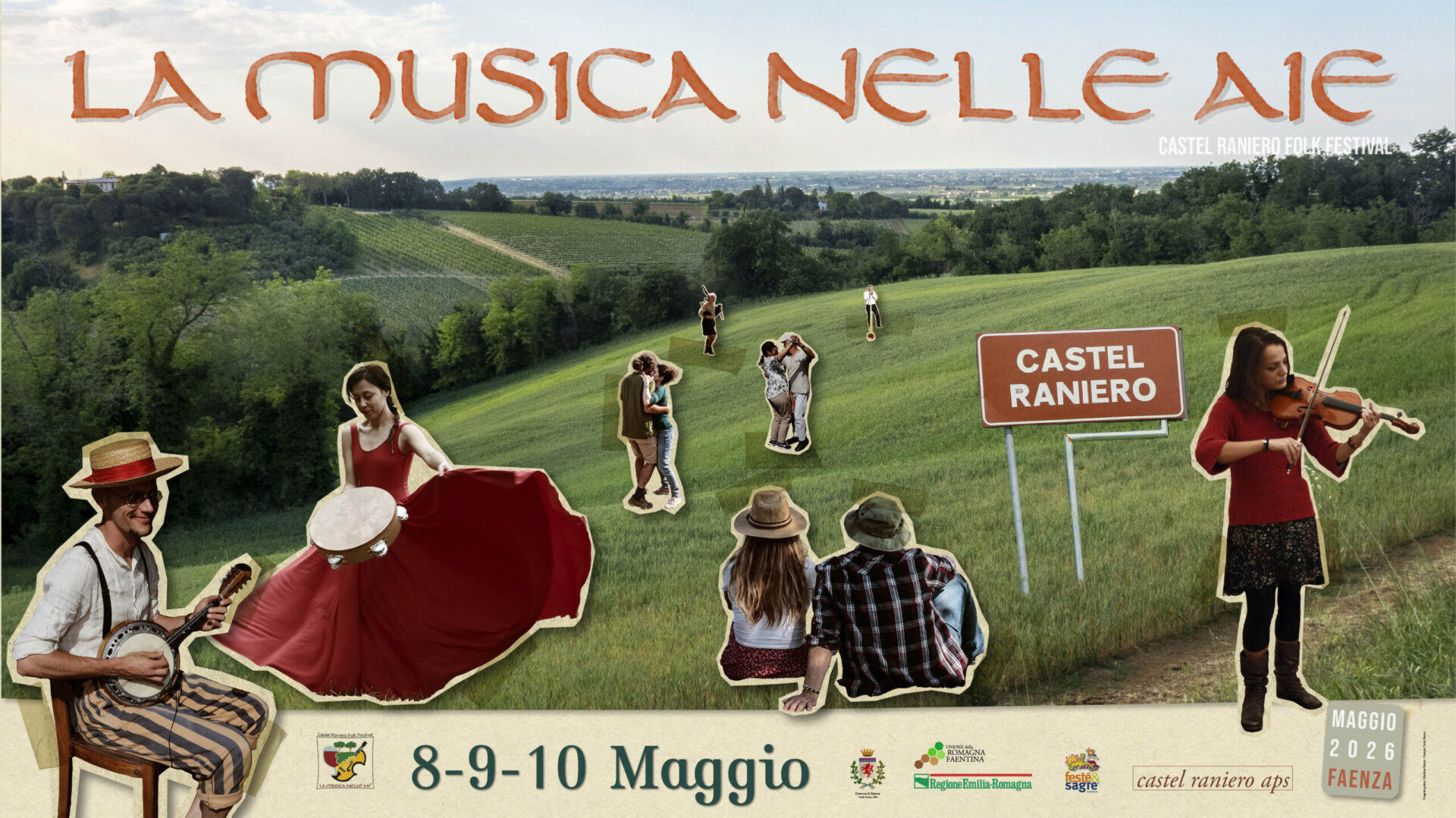 Aperto il bando per “La Musica nelle Aie – Castel Raniero Folk Festival 2026”