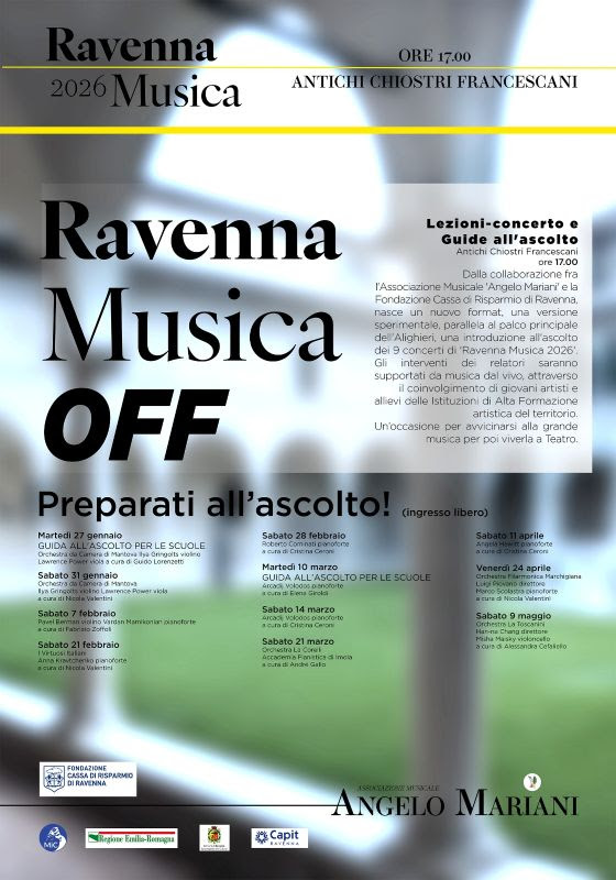 Ravenna Musica Off lezioni-concerto introduzione all’ascolto dei concerti di Ravenna Musica 2026
