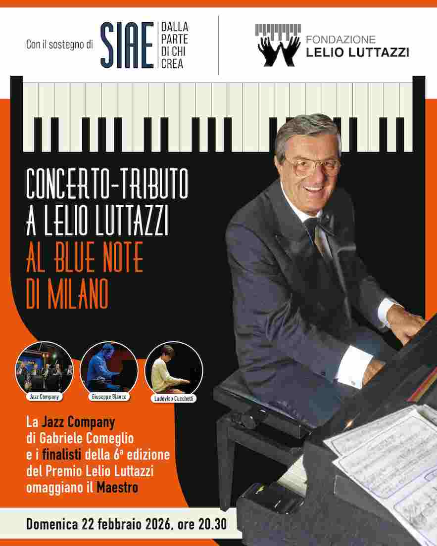 Concerto-tributo in memoria di Lelio Luttazzi domenica 22 febbraio al Blue Note di Milano