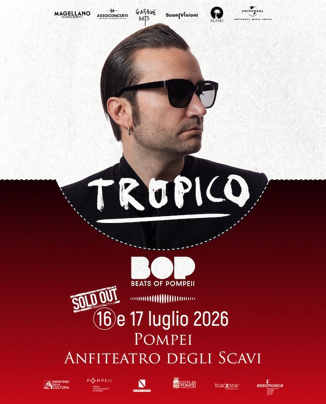 A B.O.P. 2026 TROPICO subito sold out e annuncia la seconda data
