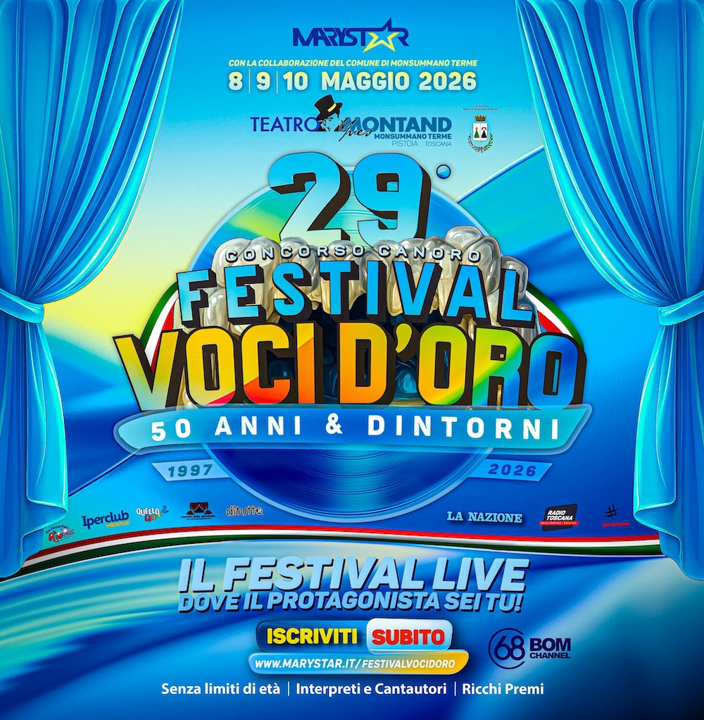 Aperte le iscrizioni 29° Festival Voci d’Oro 2026
