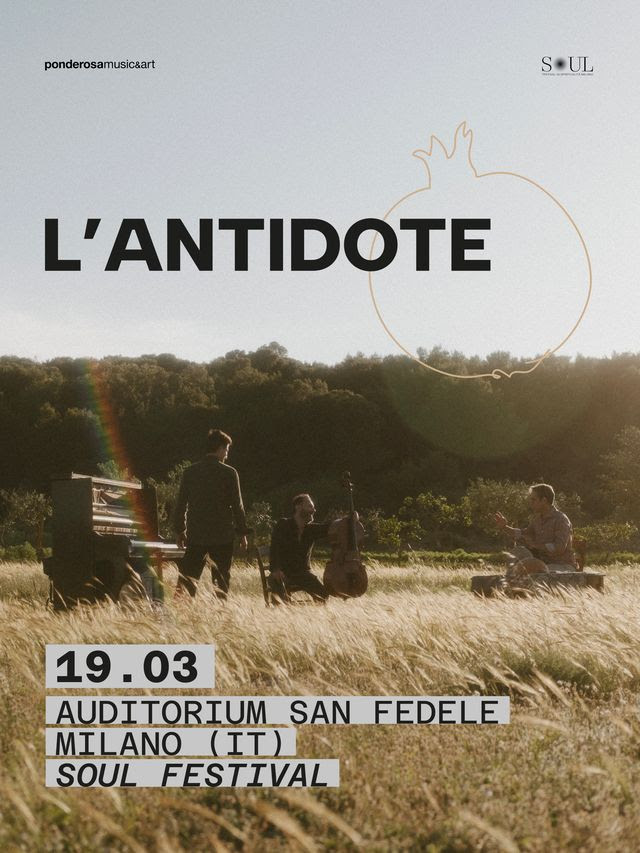 L’Antidote – 19 marzo Milano – Auditorium San Fedele