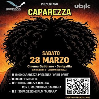 Caparezza con Manara a Senigallia