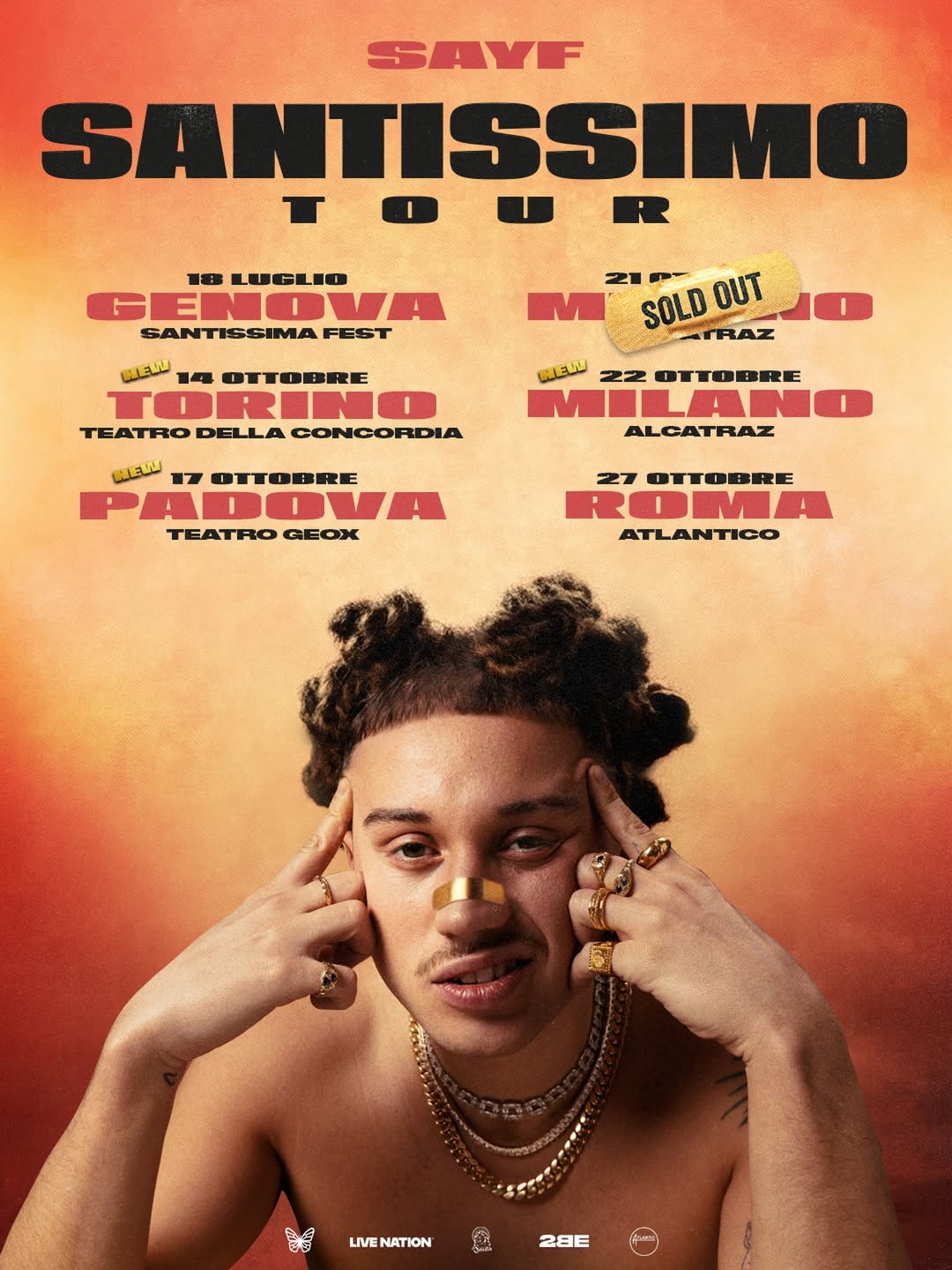 SAYF: Conquista la 1ª posizione nella classifica radio EarOne con “TU MI PIACI TANTO”