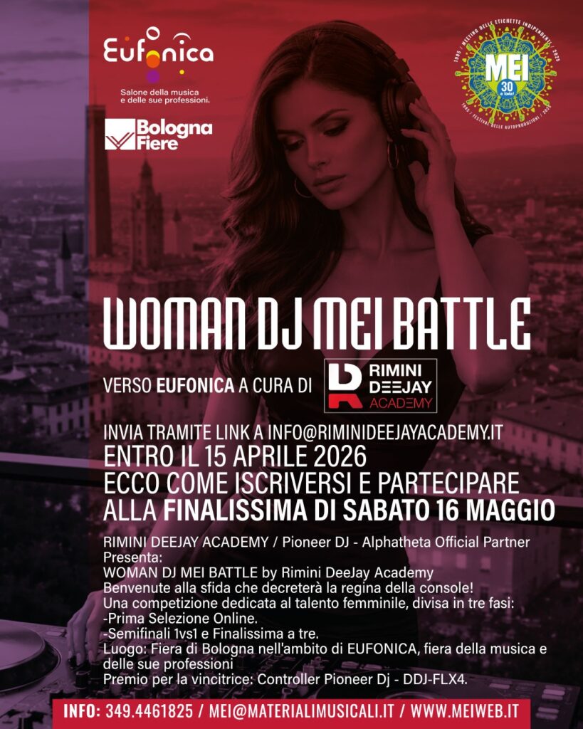 Locandina Woman Dj MEI BAttle