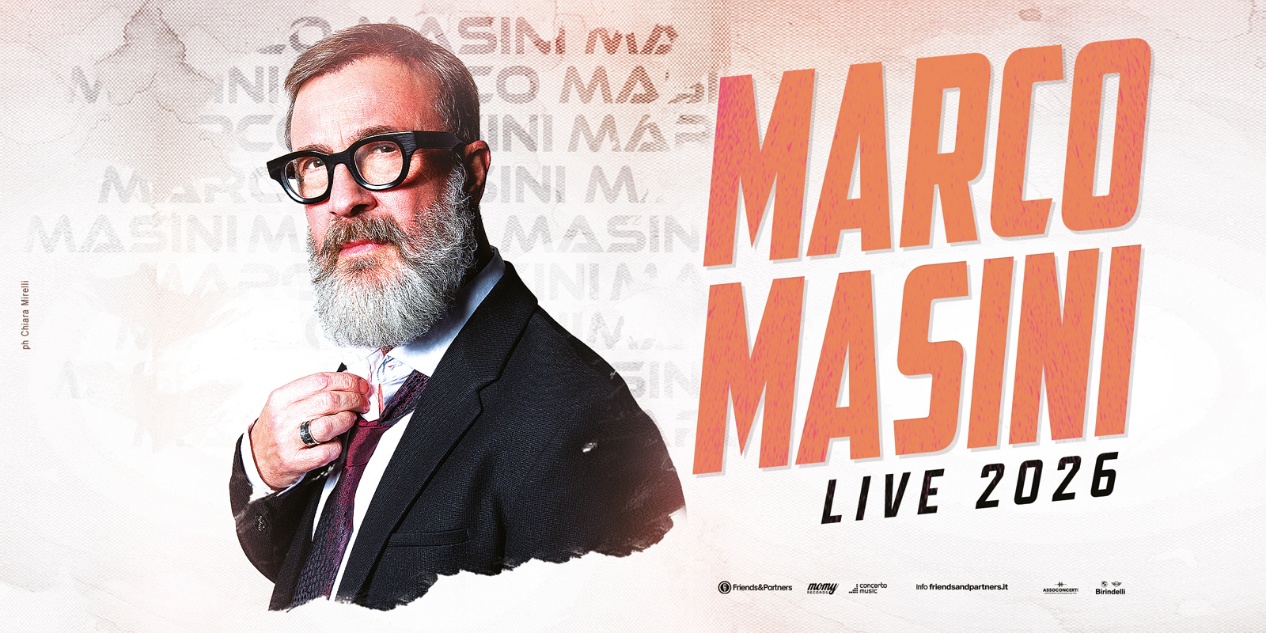 MARCO MASINI: a grande richiesta alle 5 date evento di novembre nei grandi spazi dei PALASPORT (Milano, Firenze, Padova, Roma e Napoli) si aggiungono nuovi CONCERTI OUTDOOR al via da luglio.