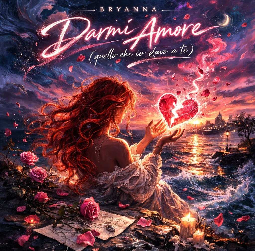 “Darmi amoreˮ   IL NUOVO SINGOLO DI BRYANNA  PRE-SALVA IL NUOVO SINGOLO “DARMI AMORE”
