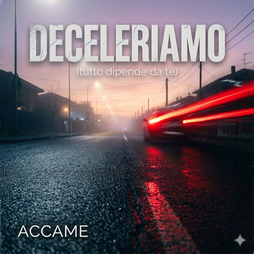 ACCAME presenta “Deceleriamo (tutto dipende da te)”: online il videoclip ufficiale del nuovo singolo
