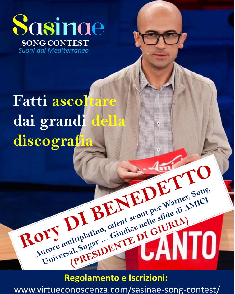SASINAE SONG CONTEST 2026: AL VIA LE ISCRIZIONI PER IL FESTIVAL CHE PORTA I TALENTI EMERGENTI DAL CUORE DEL SALENTO AL MEI DI FAENZA