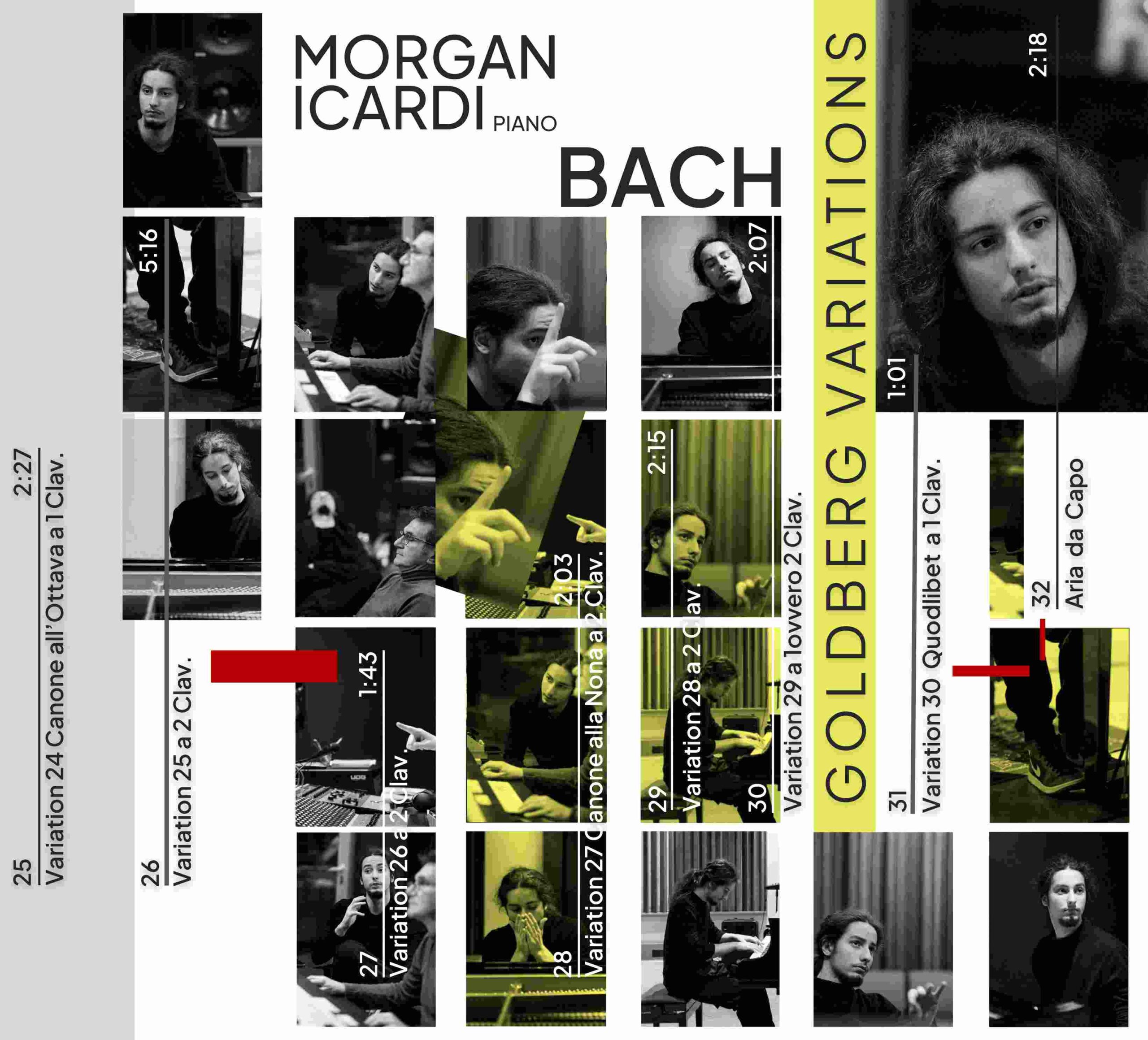 Venerdì 17 aprile esce “GOLDBERG VARIATIONS”, il nuovo album del pianista e direttore d’orchestra MORGAN ICARDI, disponibile in formato fisico e digitale