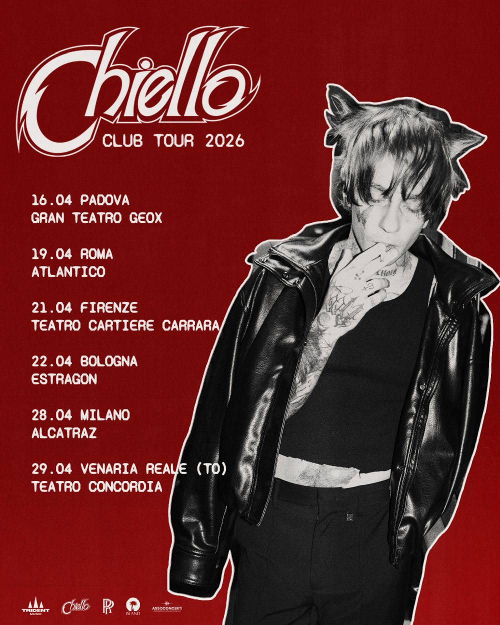 Da oggi è online il video di “VULCANO”, il nuovo singolo di CHIELLO. Il brano entrerà in rotazione radiofonica da venerdì 17 aprile.