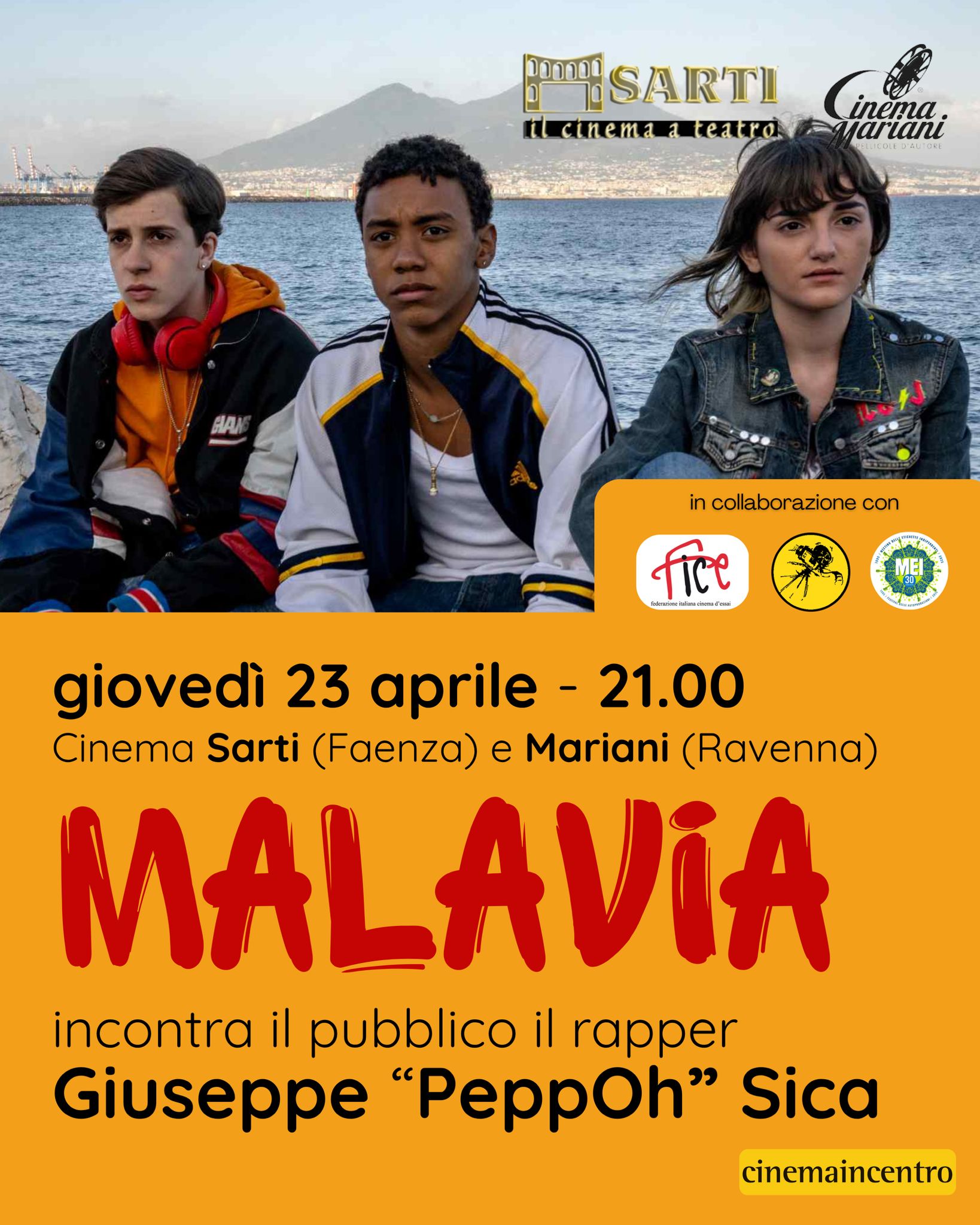 “Malavita” al Cinema Sarti di Faenza con il MEI: il 23 aprile incontro con PeppeOh, Vinci i biglietti
