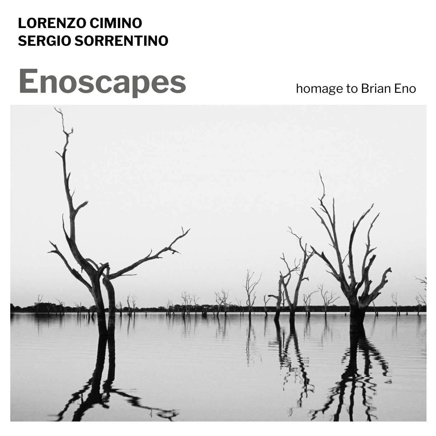 Venerdì 10 aprile esce “ENOSCAPES – HOMAGE TO BRIAN ENO”, il nuovo album di Lorenzo Cimino e Sergio Sorrentino, omaggio al pioniere della musica ambient Brian Eno