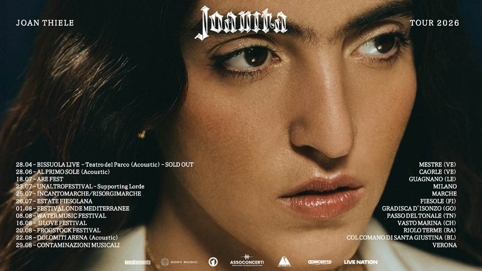 JOAN THIELE annuncia nuove date del Joanita Tour 2026!
