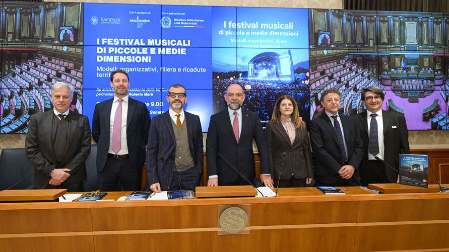 ASSOMUSICA: Presentata in Senato la prima ricerca dell’OSSERVATORIO sull’INDUSTRIA e GLI EVENTI MUSICALI