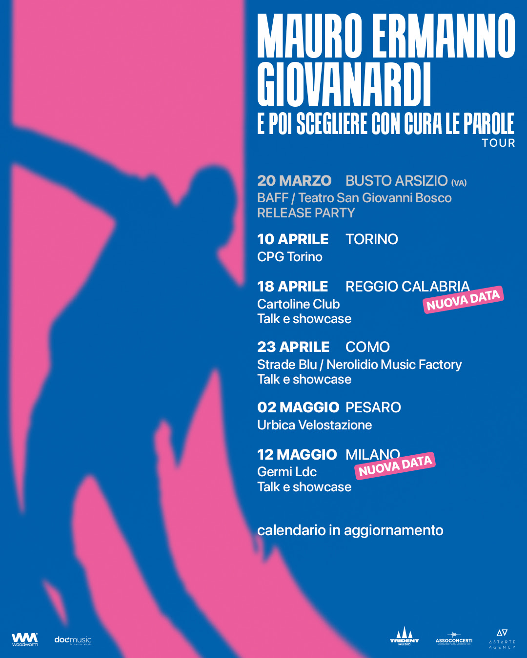  MAURO ERMANNO GIOVANARDI annuncia le nuove date del tour “E POI SCEGLIERE CON CURA LE PAROLE”