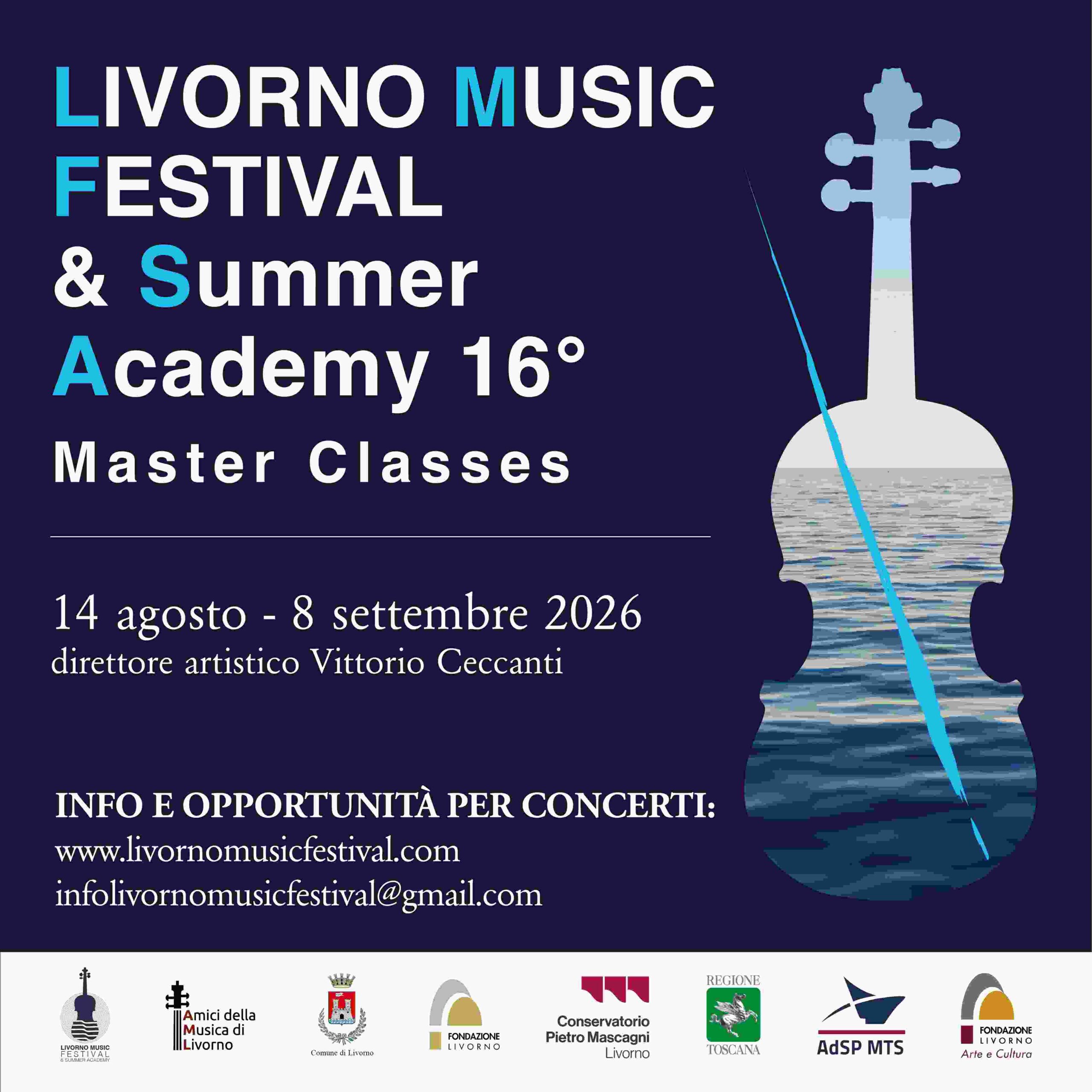 LIVORNO MUSIC FESTIVAL & SUMMER ACADEMY 16ma Edizione