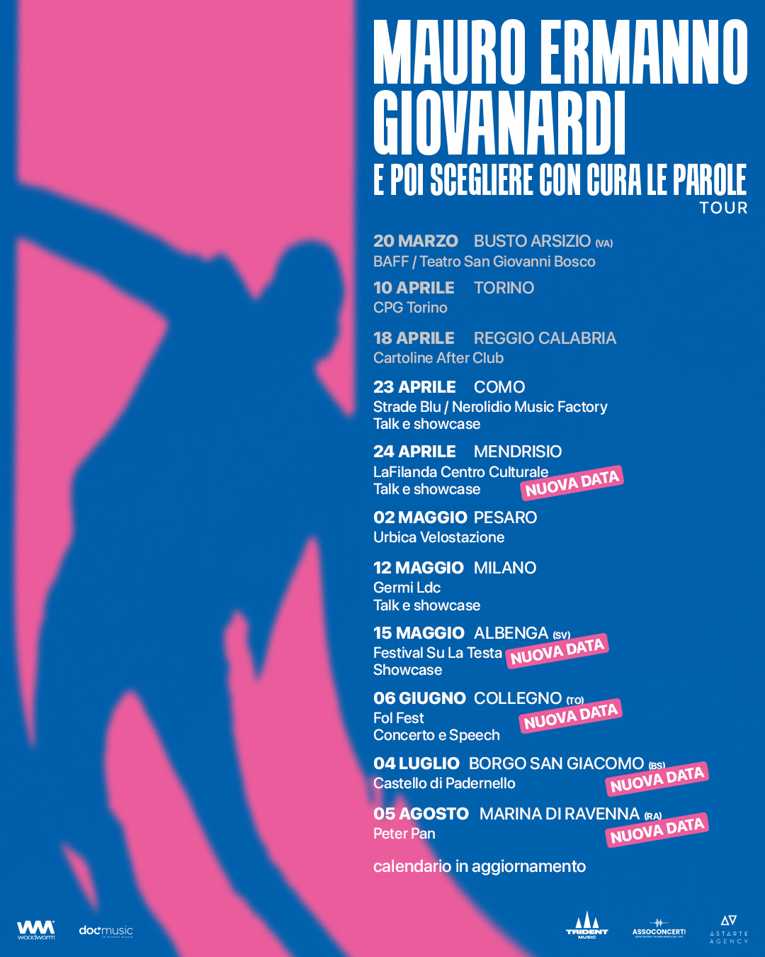 MAURO ERMANNO GIOVANARDI annuncia nuove date estive del tour “E POI SCEGLIERE CON CURA LE PAROLE”