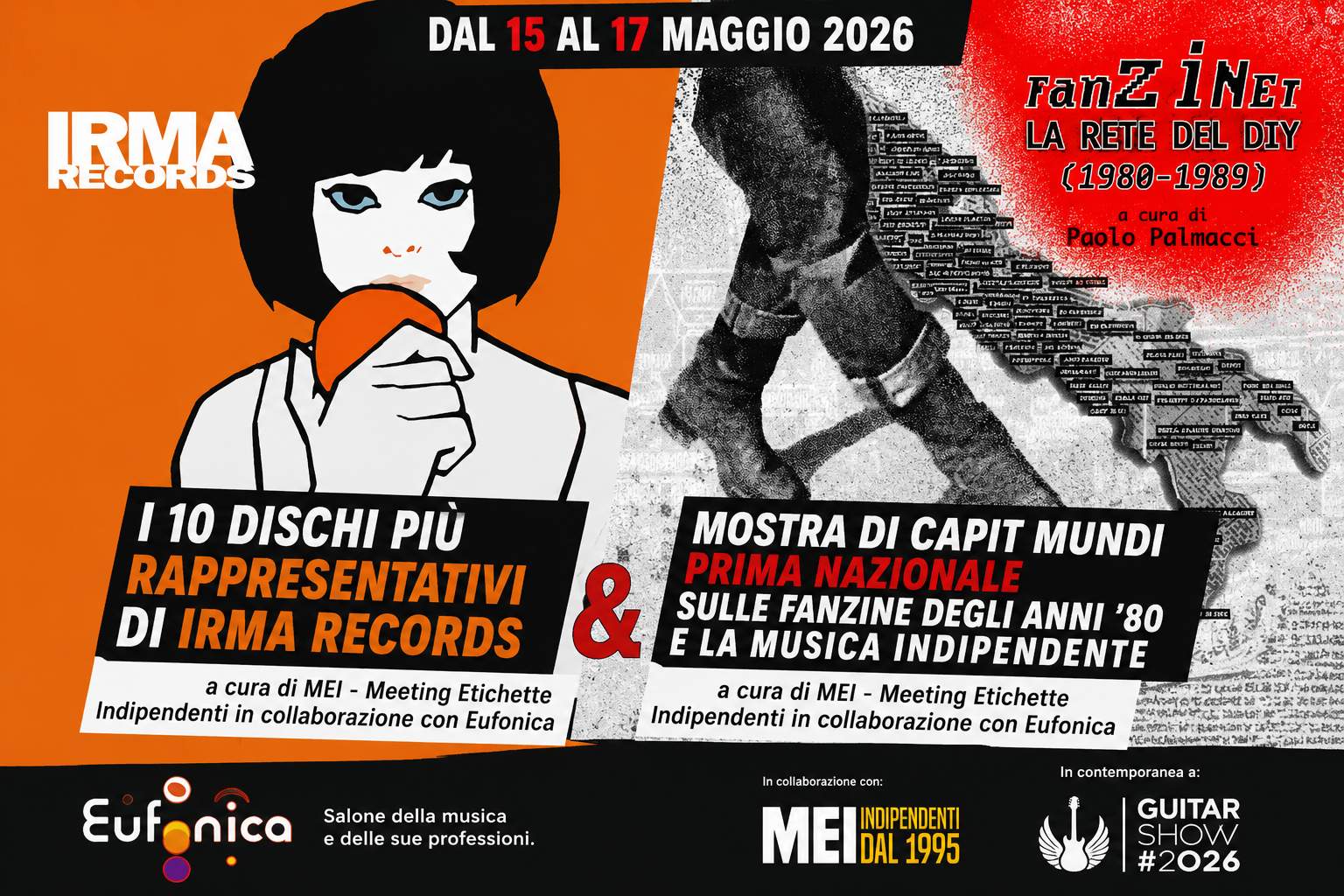 A Eufonica con il MEI arrivano due mostre speciali dedicate alla storia della musica indipendente italiana