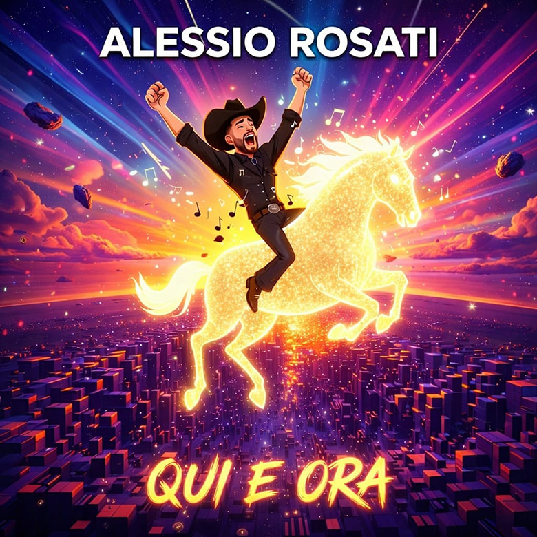 È in radio “Qui e Ora” il nuovo singolo di Alessio Rosati, brano riflessivo e contemporaneo, arrangiato e prodotto dal produttore multiplatino Gianni Errera, disponibile anche in digitale