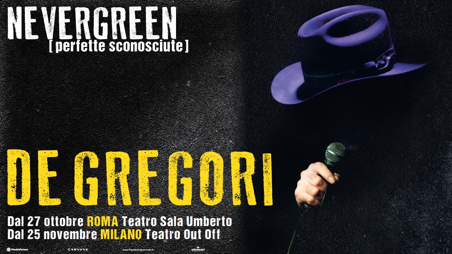 FRANCESCO DE GREGORI: il 4 giugno in prima serata su RAI 3 il docufilm “FRANCESCO DE GREGORI. NEVERGREEN”, il 16 ottobre esce l’album live “NEVERGREEN (PERFETTE SCONOSCIUTE)”