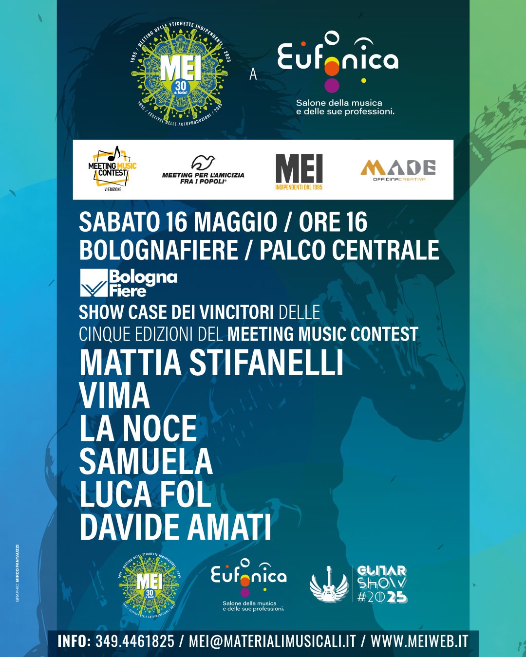 Il MEI porta il Meeting Music Contest a Eufonica 2026 lo showcase dei vincitori delle cinque edizioni del contest