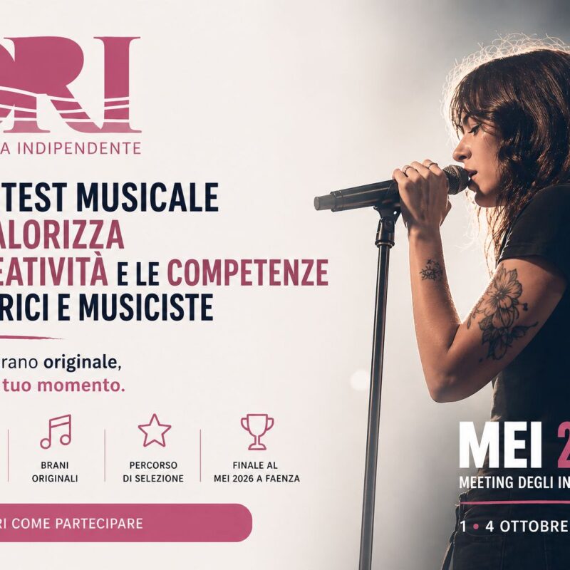 locandina onda rosa indipendente 2026 contest musicale