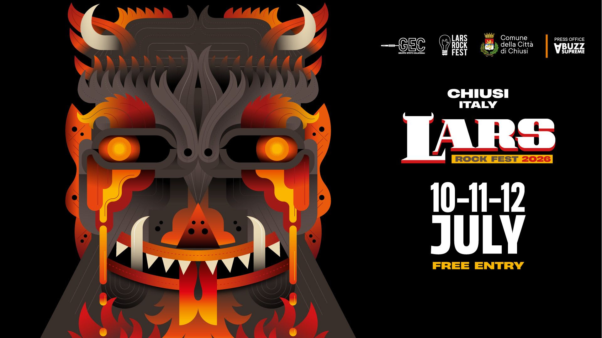 Il Lars Rock Fest 2026 annuncia il suo cartellone completo