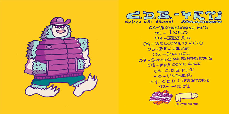CRICCA DEI BALORDI, VENERDÌ ESCE “YETI” Il nuovo album della crew disponibile dal 22 maggio