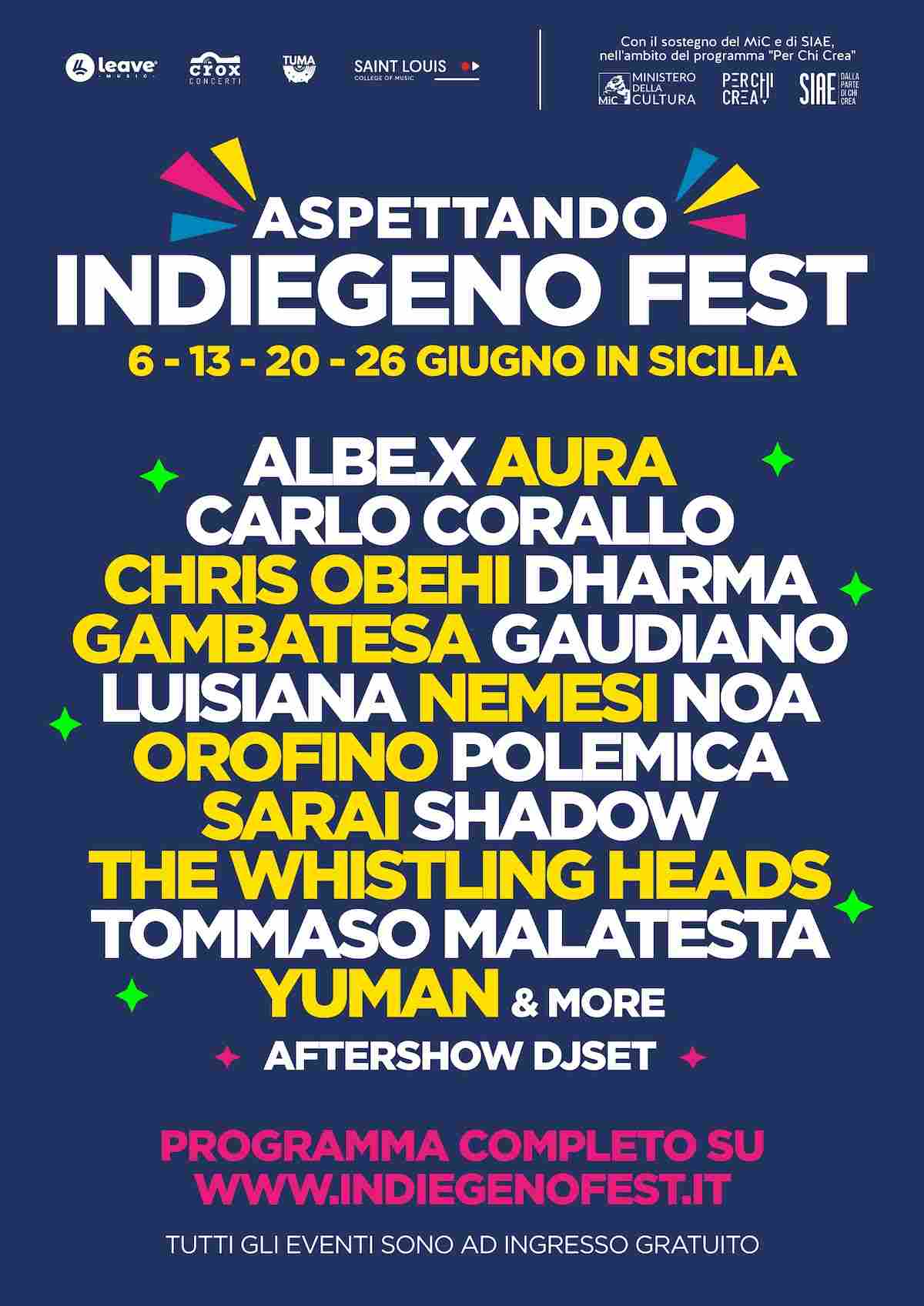 Aspettando Indiegeno Fest 2026: Annunciati tutti gli eventi e la line up dei quattro eventi gratuiti