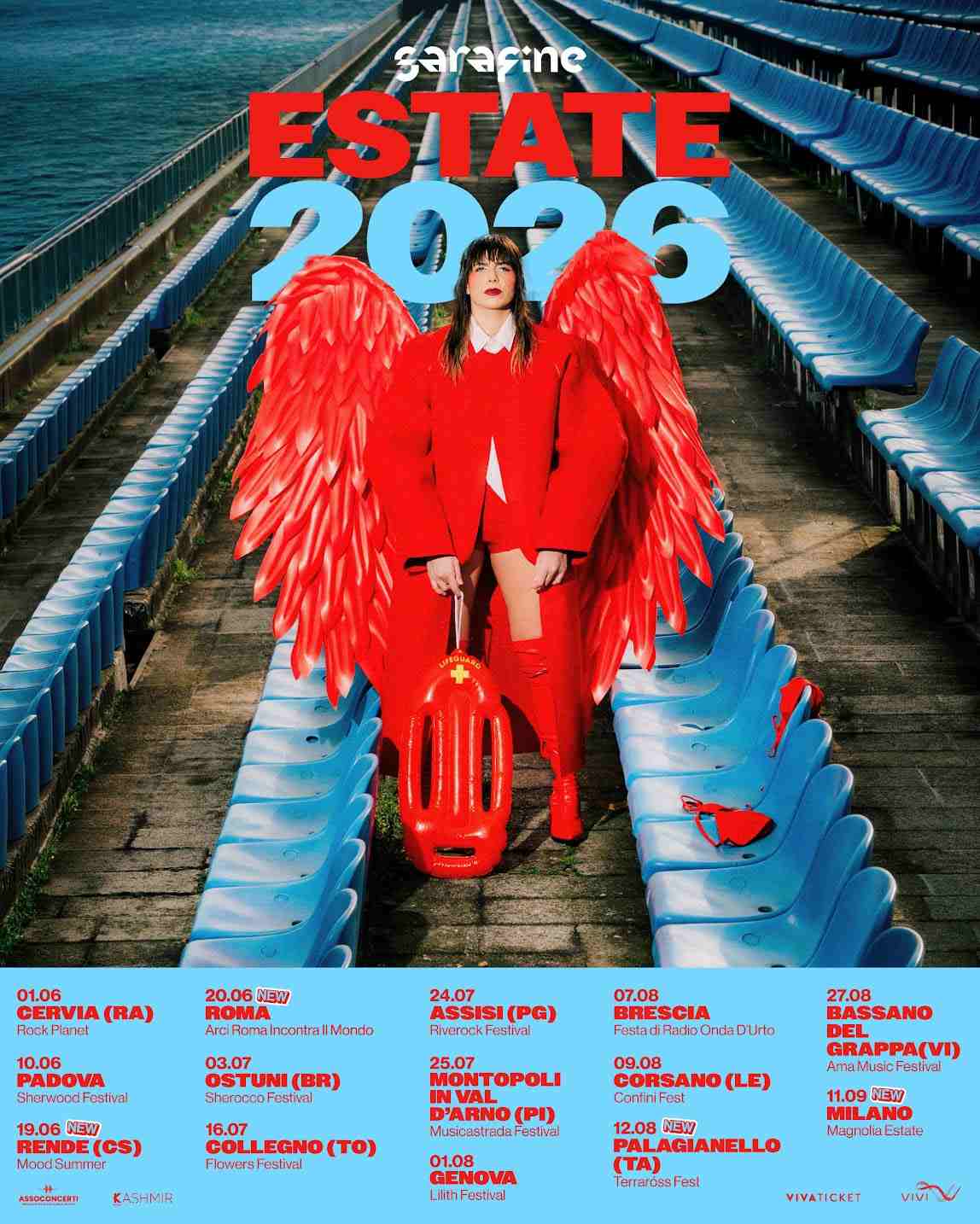 SARAFINE – si aggiungono nuove date al tour estivo