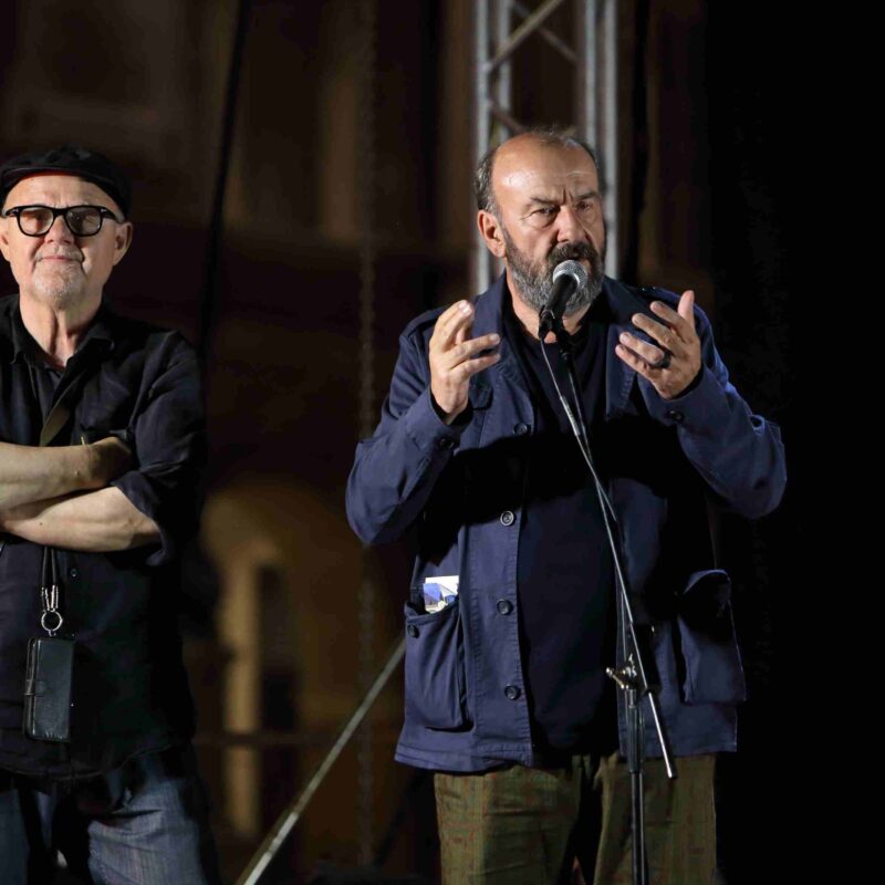Giordano Sangiorgi e il poeta Davide Rondoni