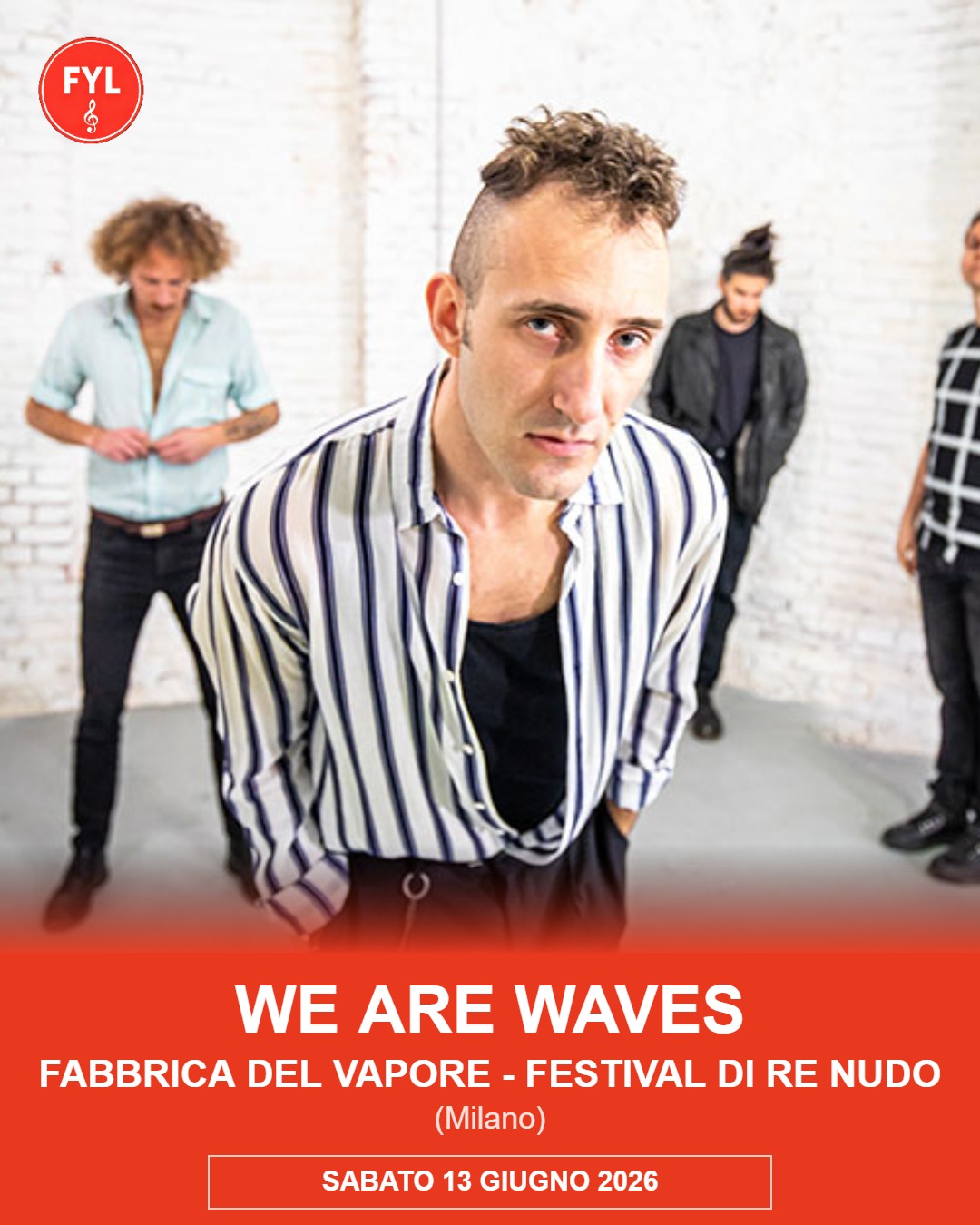 Festival di Re Nudo 2026:  venerdì 12 e sabato 13 giugno i concerti di FindYourLive
