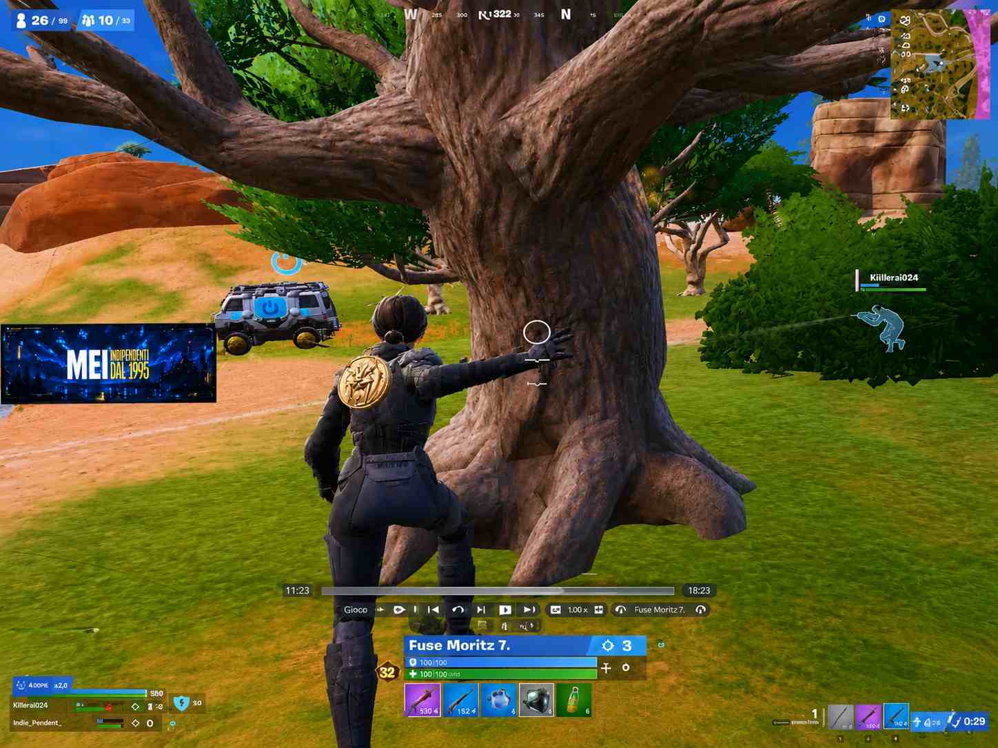 LA SQUADRA SAB DI FAENZA, CON I PARTNER MEI E DODGEBALL, NEL TORNEO TOP DI FORTNITE CON UNO DEI DIECI MIGLIORI GIOCATORI DI FORTNITE IN ITALIA
