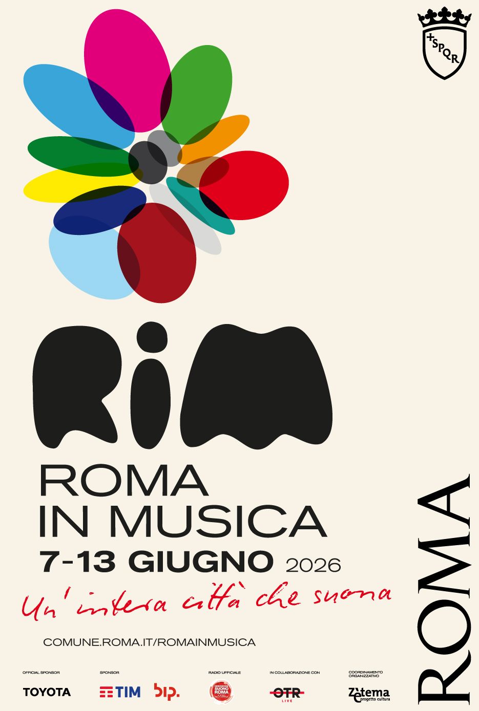 “RIM – ROMA IN MUSICA”. DAL 7 AL 13 GIUGNO UN’INTERA CITTÀ CHE SUONA CON LA DIREZIONE ARTISTICA DI DANIELE SILVESTRI