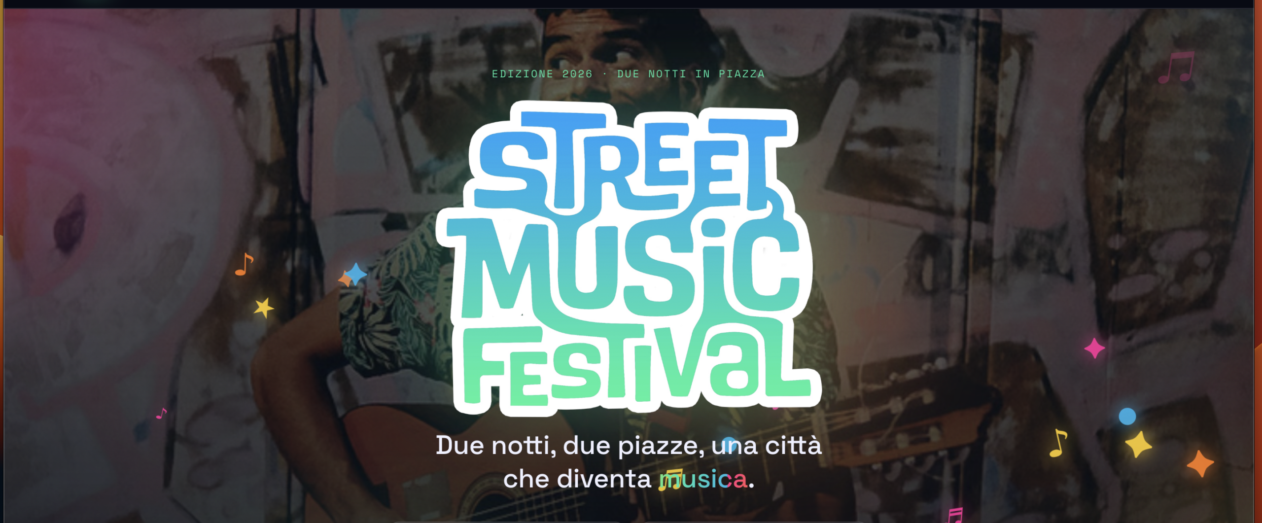 SerVito sarà protagonista allo Street Music Festival 2026: due appuntamenti tra musica, arte e incontri sul territorio