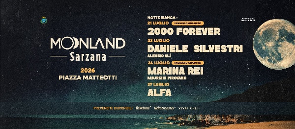 Moonland Festival 2026: Daniele Silvestri, Marina Rei, Alfa i protagonisti dell’8a edizione