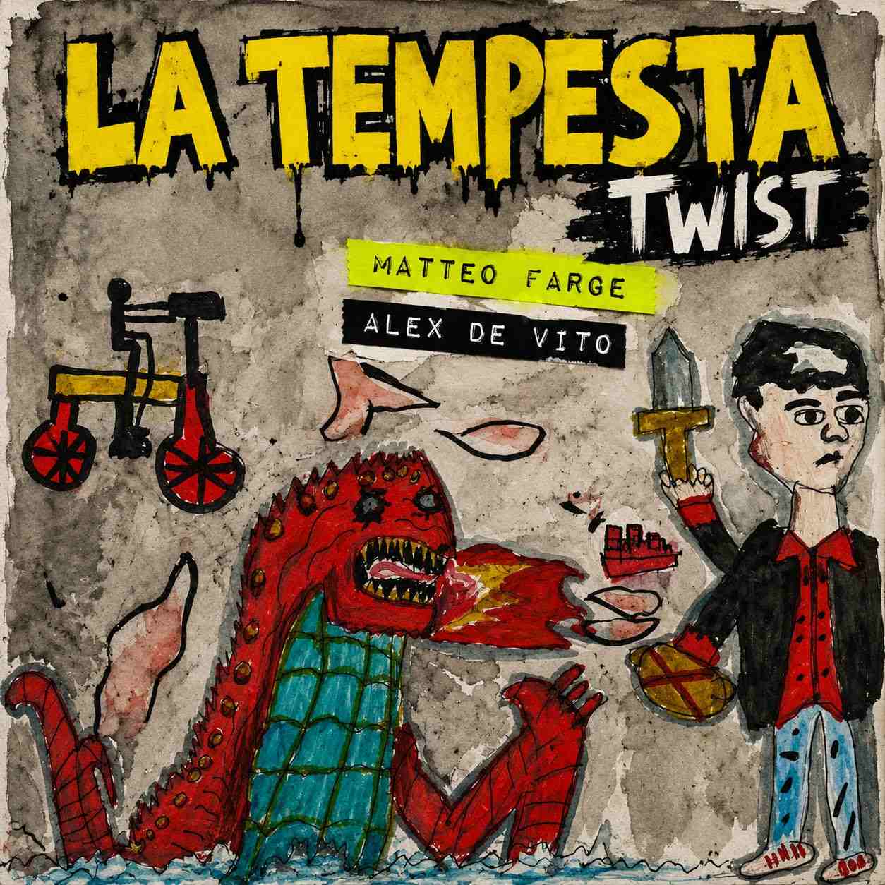 Mixato da Lukas Cuman, ingegnere del suono di Vasco Rossi, “La Tempesta (Twist)” è il nuovo brano di Matteo FARGE & Alex De Vito