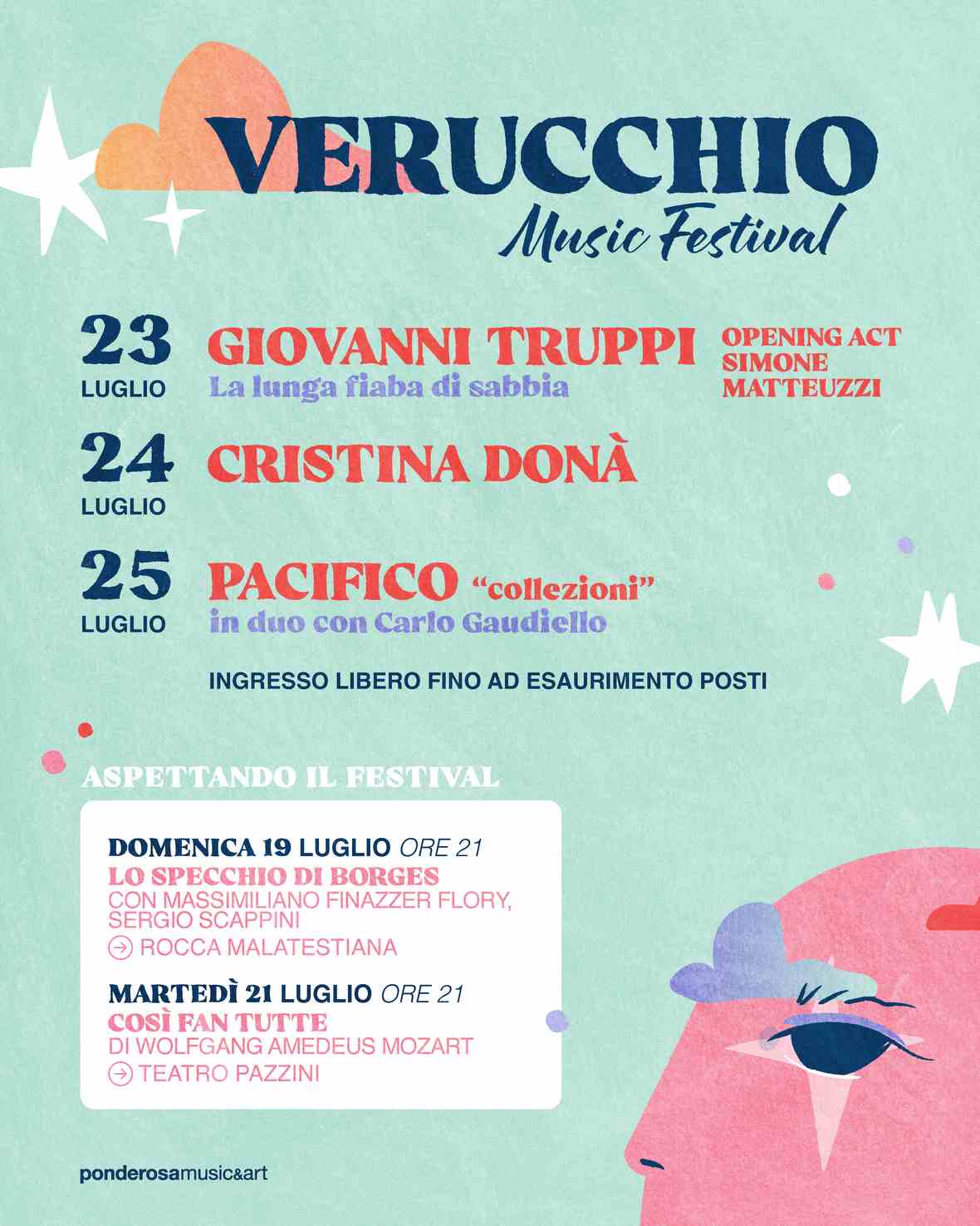 VERUCCHIO MUSIC FESTIVAL – 42° EDIZIONE – dal 19 al 25 luglio 2026