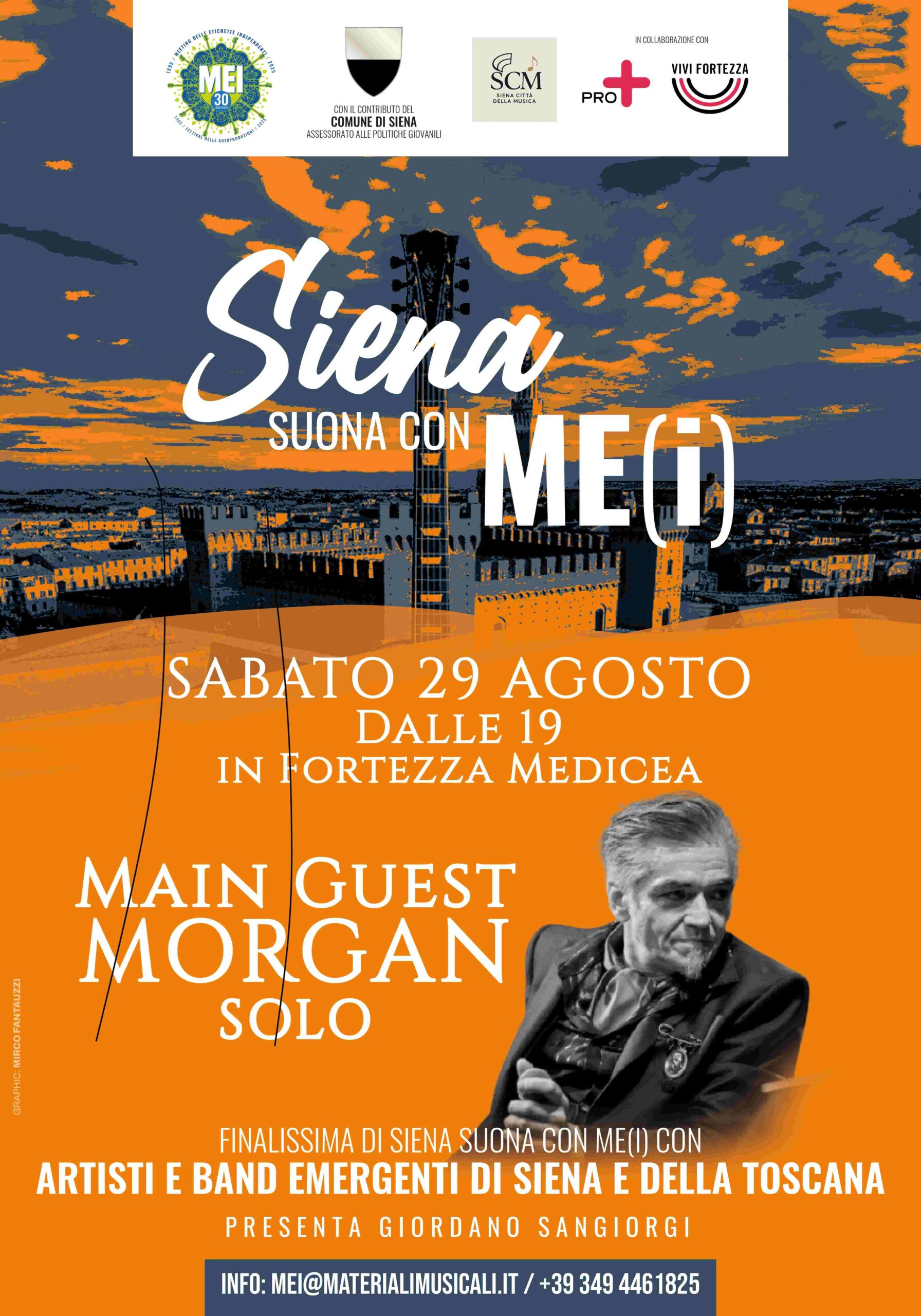 Anteprima MEI 2026: Siena Suona ConME(i), il 29 agosto la finalissima con Morgan