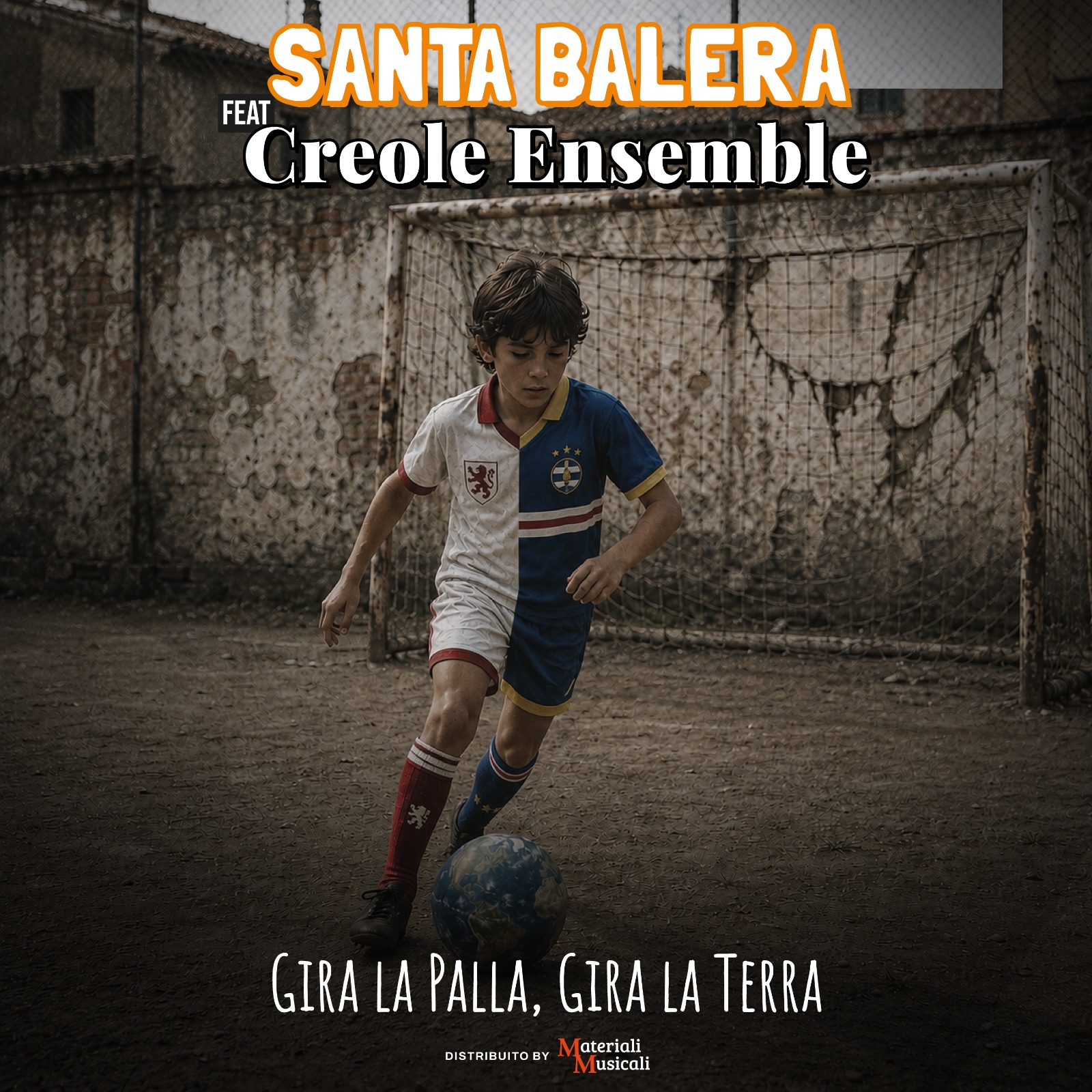 GIRA LA PALLA, GIRA LA TERRA la versione Liscio Remix dei Santa Balera con Creole Ensemble segna un gemellaggio musicale con Capo Verde, in occasione dei Mondiali.