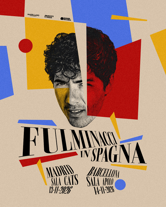 FULMINACCI: porta per la prima volta la sua musica fuori dai confini dell’Italia con “FULMINACCI IN SPAGNA”, due date speciali a Madrid e Barcellona dopo un anno di grandissimi traguardi