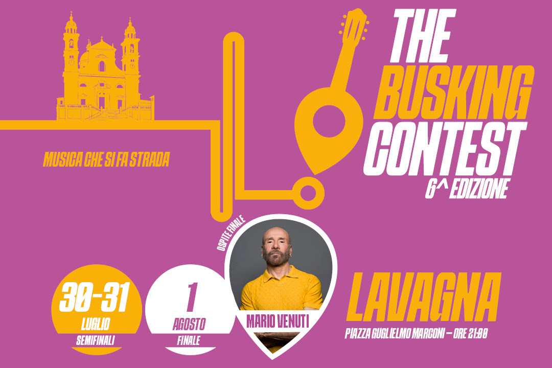 THE BUSKING CONTEST // ANNUNCIATI GLI 8 SEMIFINALISTI CHE SI CONTENDERANNO UN POSTO PER LA FINALE DEL 1° AGOSTO CON MARIO VENUTI OSPITE SPECIALE