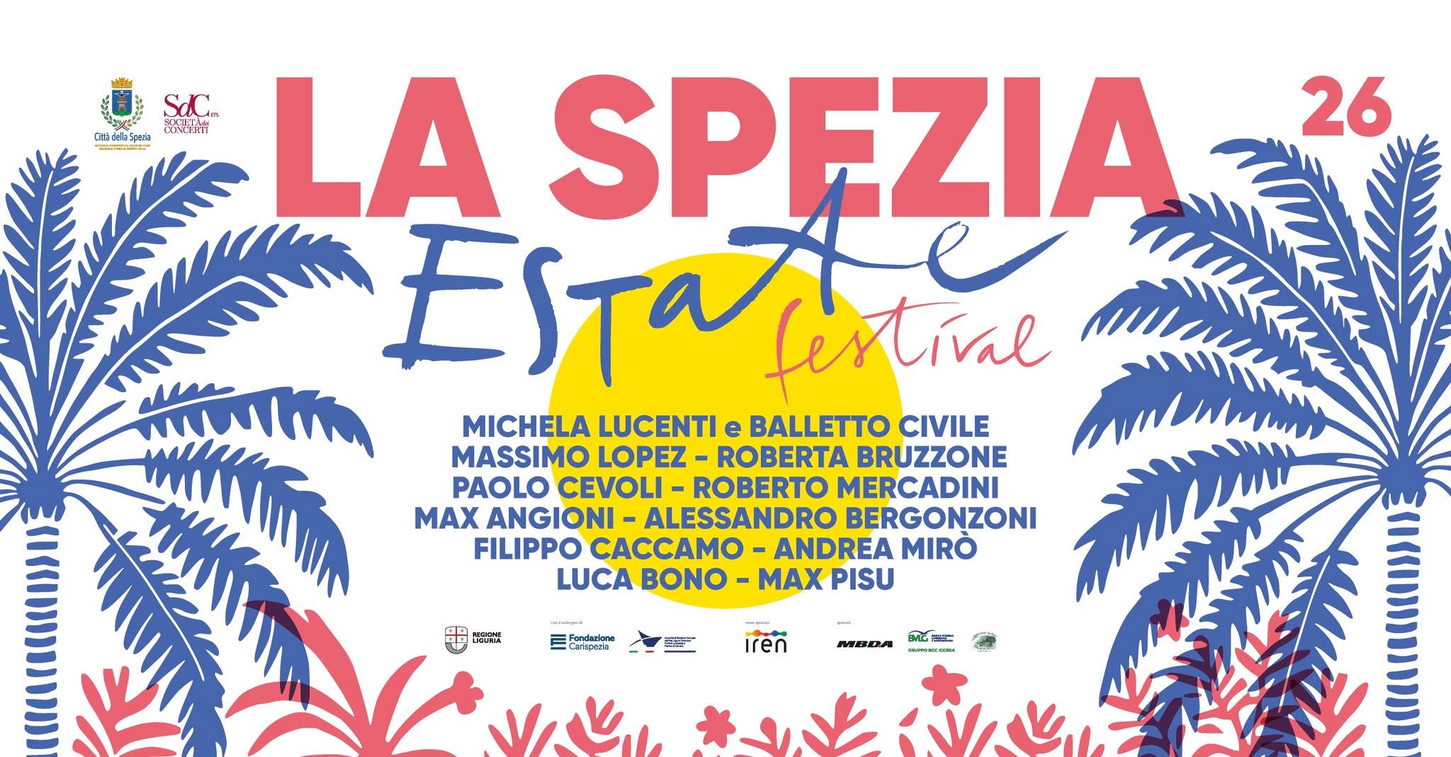 LA SPEZIA ESTATE FESTIVAL: venerdì 7 agosto in Piazza Europa alla Spezia FILIPPO CACCAMO in FUORI DI TELA