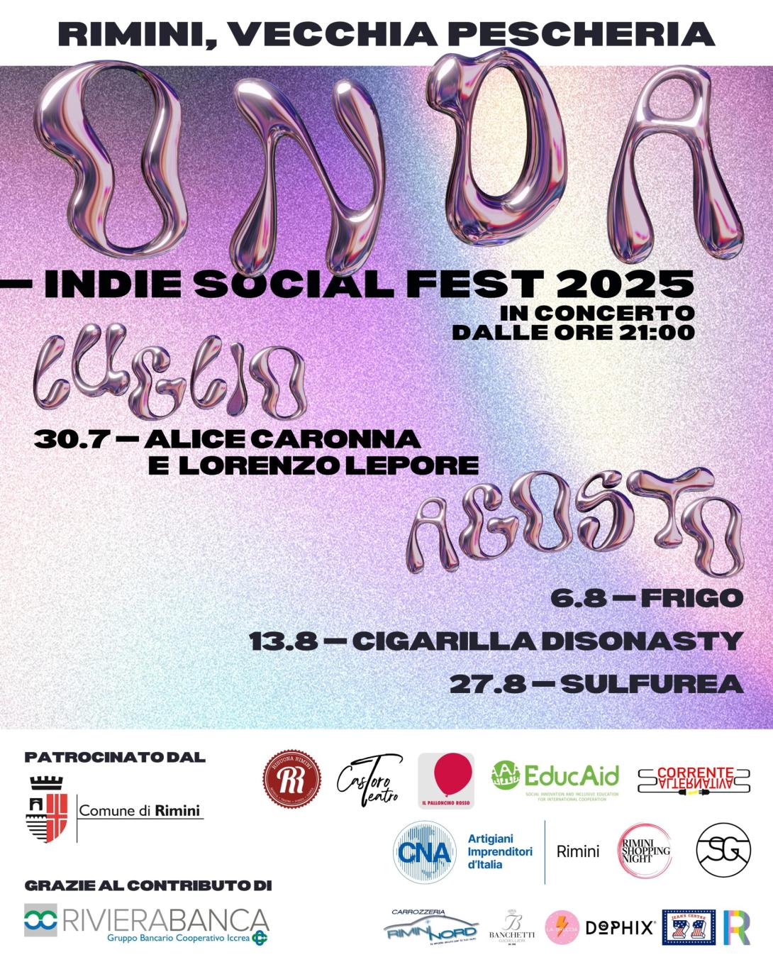 Ecco Onda Indie Social Fest a Rimini