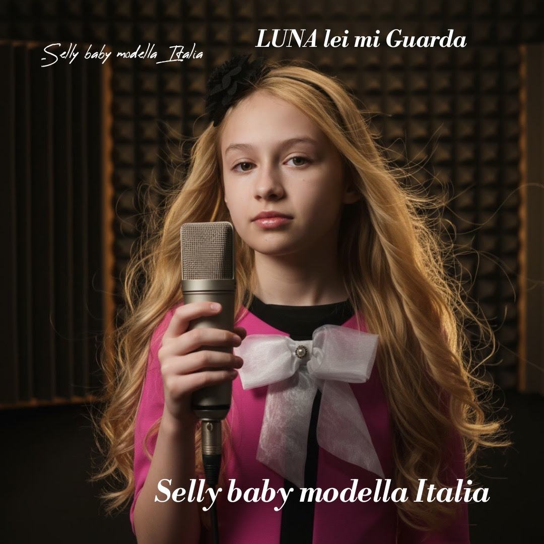 Selly baby modella Italia racconta l’infanzia nel nuovo album “Luna lei mi guarda”