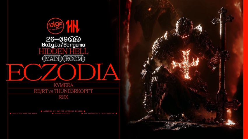 26/9 ECZODIA Hidden Hell, Nemesys @ Bolgia – Bergamo